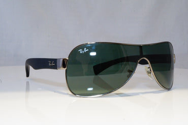 RAY-BAN Mens Designer Sunglasses Black Shield RB 3471 004/71 19185