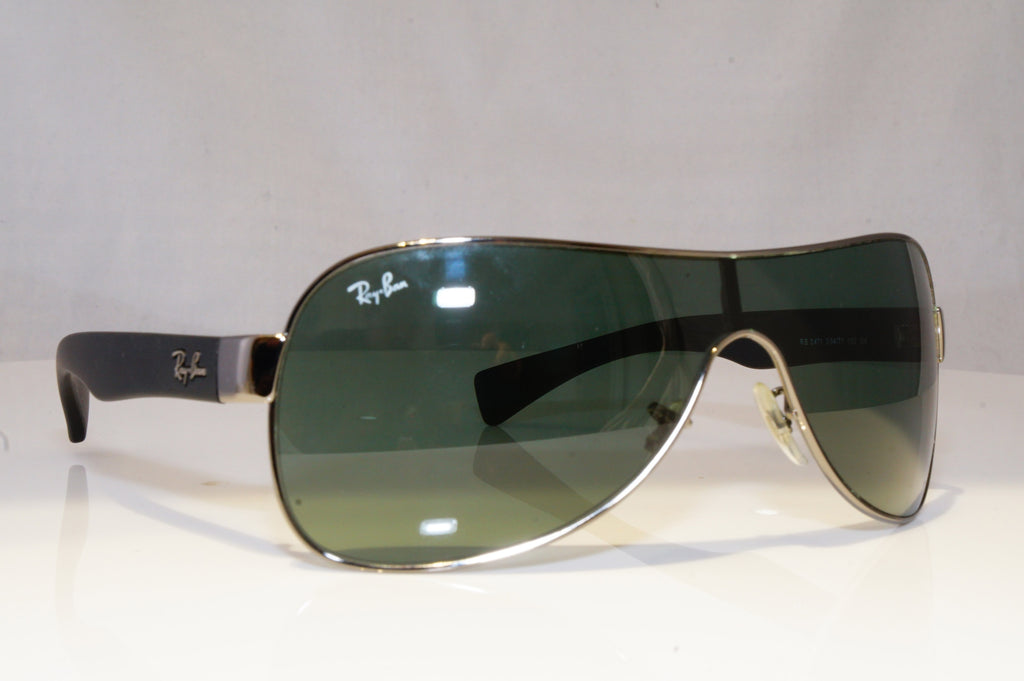RAY-BAN Mens Designer Sunglasses Black Shield RB 3471 004/71 19185