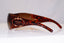 PRADA Mens Womens Unisex Designer Sunglasses Brown Shield SPR 16H 2AU-6S1 17056