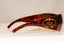 PRADA Mens Womens Unisex Designer Sunglasses Brown Shield SPR 16H 2AU-6S1 17056