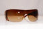 PRADA Mens Womens Unisex Designer Sunglasses Brown Shield SPR 16H 2AU-6S1 17056
