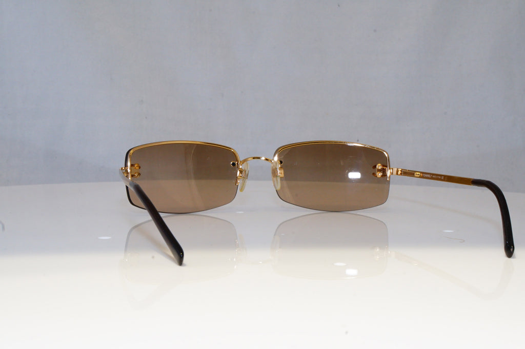 CHANEL Womens Diamante Designer Sunglasses Gold Rectangle 4093-B 125/13 19169