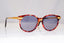 CAZAL Mens Vintage 1990 Designer Sunglasses Brown Clubmaster MOD 177 17085