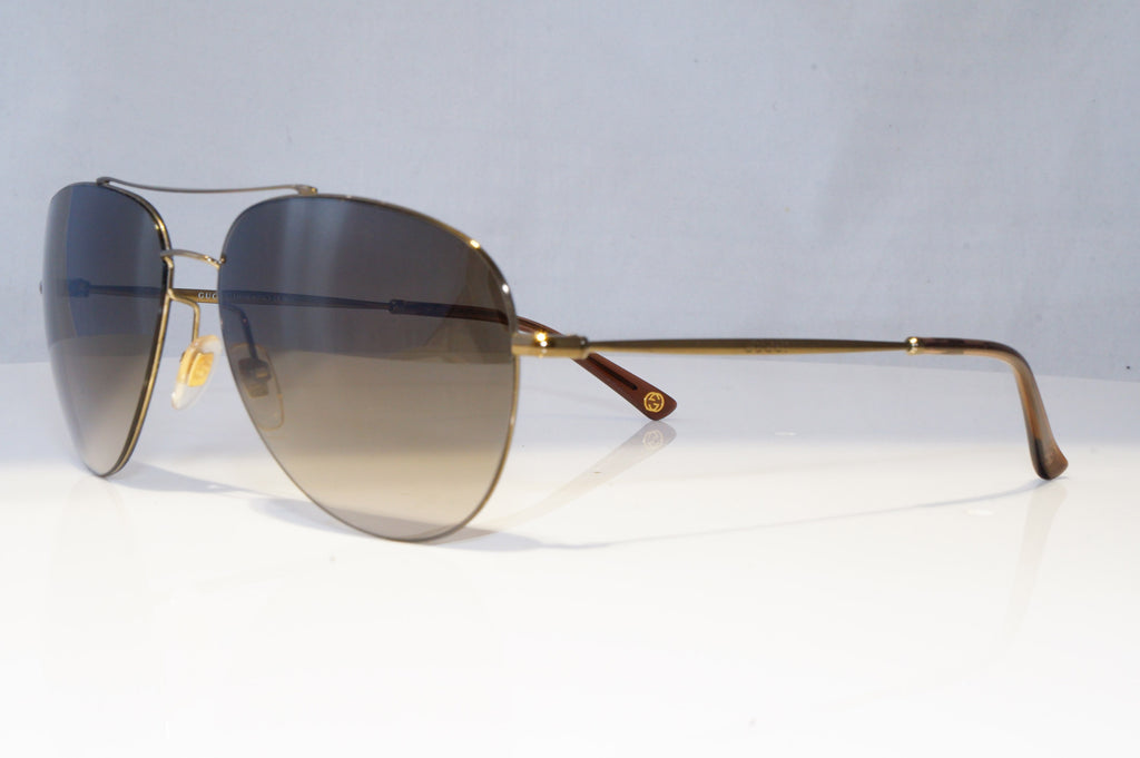 GUCCI Mens Unisex Designer Sunglasses Brown Pilot GG 2245 H90HA 21268