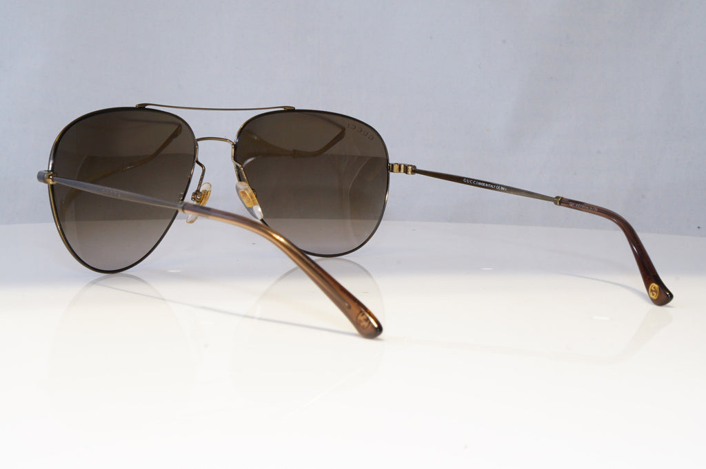 GUCCI Mens Unisex Designer Sunglasses Brown Pilot GG 2245 H90HA 21268