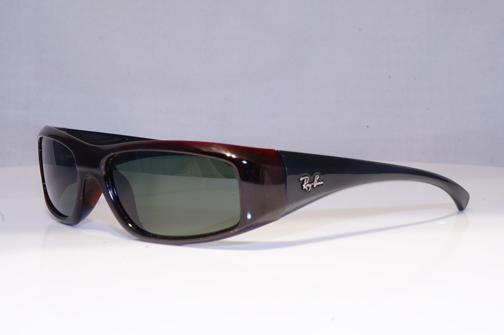 RAY-BAN Mens Vintage 1990 Designer Sunglasses Black Rectangle RB 4103 660 20215