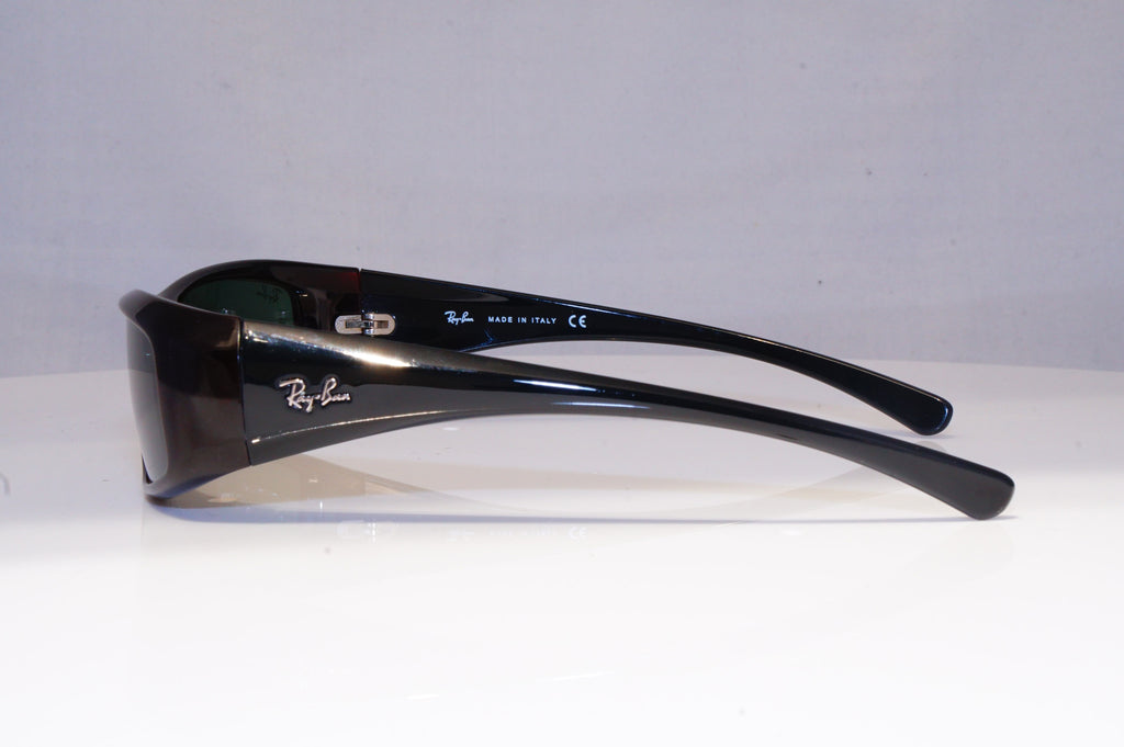RAY-BAN Mens Vintage 1990 Designer Sunglasses Black Rectangle RB 4103 660 20215