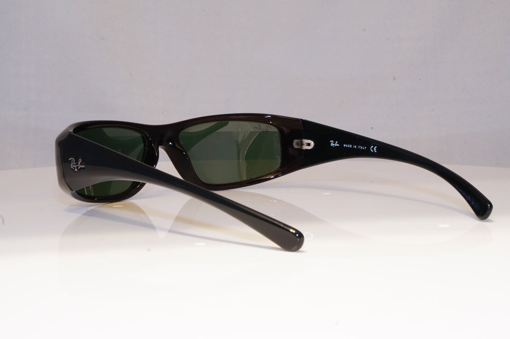 RAY-BAN Mens Vintage 1990 Designer Sunglasses Black Rectangle RB 4103 660 20215