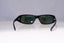 RAY-BAN Mens Vintage 1990 Designer Sunglasses Black Rectangle RB 4103 660 20215