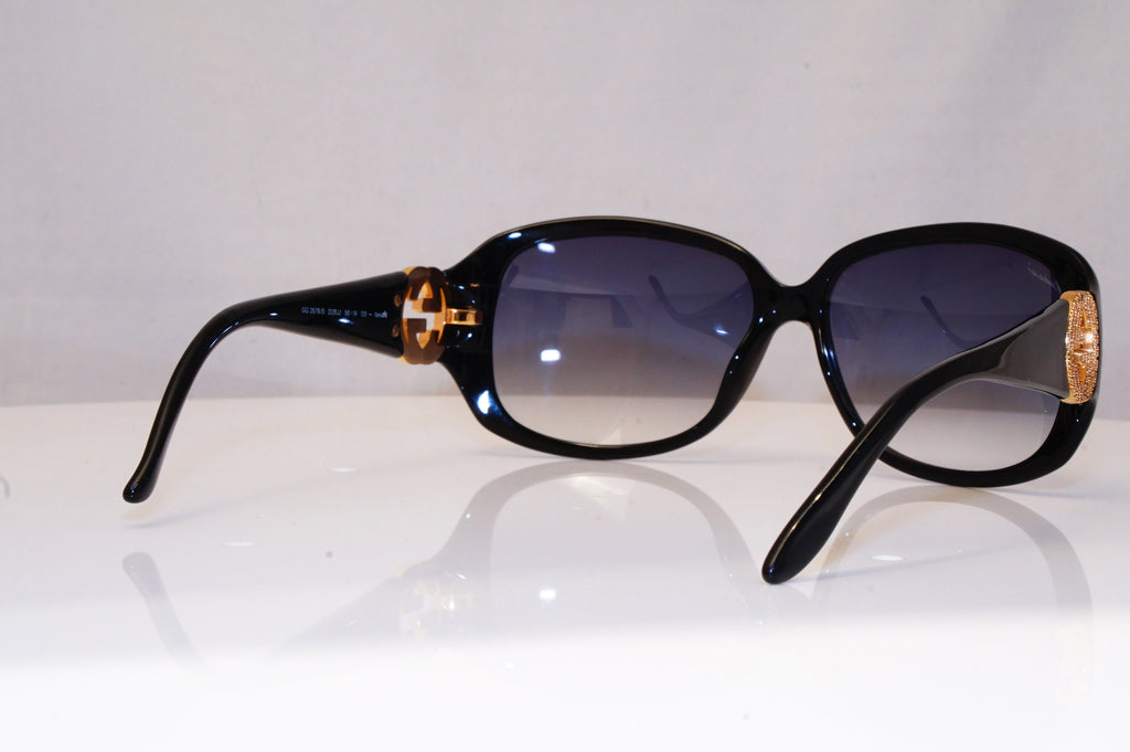 GUCCI Womens Diamante Designer Sunglasses Black Butterfly GG 3578 D28JJ 17076