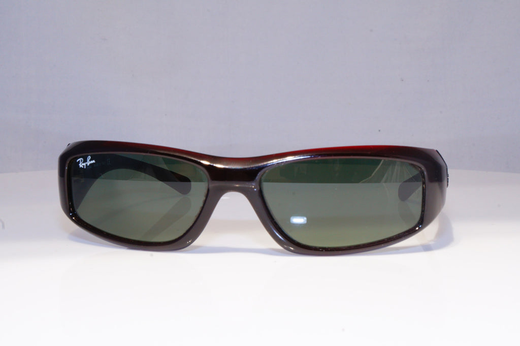 RAY-BAN Mens Vintage 1990 Designer Sunglasses Black Rectangle RB 4103 660 20215