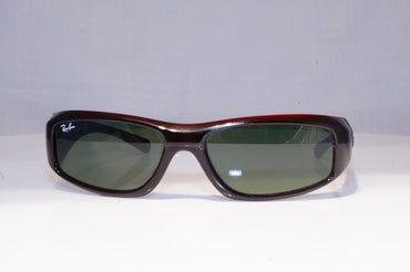 RAY-BAN Mens Vintage 1990 Designer Sunglasses Black Rectangle RB 4103 660 20215