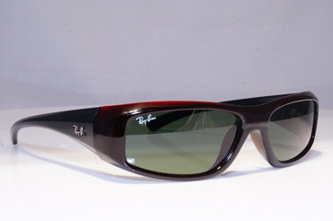 RAY-BAN Mens Vintage 1990 Designer Sunglasses Black Rectangle RB 4103 660 20215
