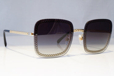 CHANEL Womens Designer Sunglasses Gold Square CHAIN BLACK 4244 395/S6 21250