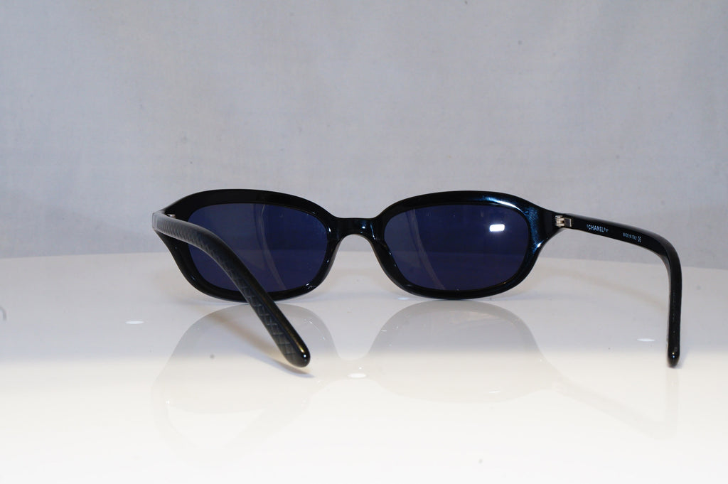 CHANEL Womens Diamante Designer Sunglasses Black Rectangle 5002 501/91 19170