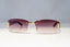 GUCCI Mens Womens Vintage Sunglasses Burgundy Rectangle GG 1799 NQ5 21258
