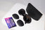 PRADA Womens Designer Sunglasses Black Oval SPR 31N 1AB-5W1 10889