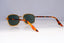 RAY-BAN Mens Vintage Designer Sunglasses Gold Rectangle W2849 BRN 20211