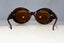 GIANNI VERSACE Womens Vintage 1990 Sunglasses Brown GOLD MEDUSA 418 900 21263