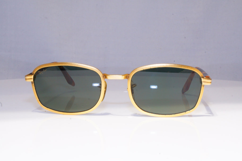 RAY-BAN Mens Vintage Designer Sunglasses Gold Rectangle W2849 BRN 20211