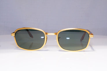 RAY-BAN Mens Vintage Designer Sunglasses Gold Rectangle W2849 BRN 20211