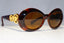 GIANNI VERSACE Womens Vintage 1990 Sunglasses Brown GOLD MEDUSA 418 900 21263