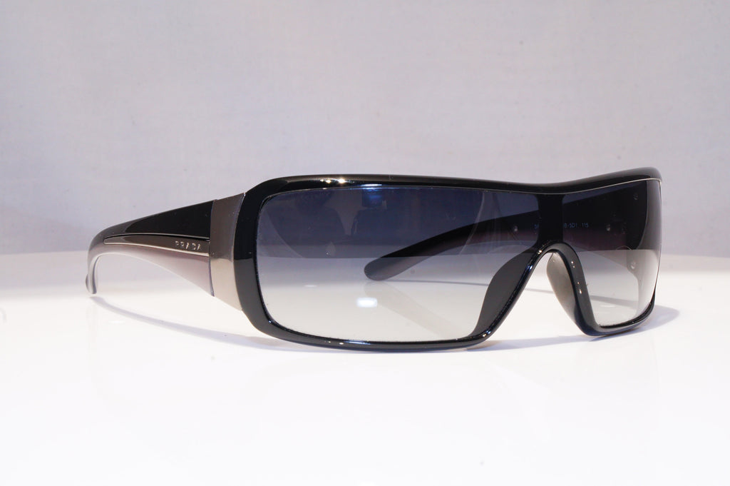 PRADA Mens Womens Unisex Designer Sunglasses Black Wrap SPR 03H 1AB-5D1 18149