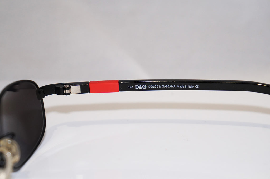 DOLCE & GABBANA 1990 Vintage Mens Designer Sunglasses Black Oval D&G 2031 10604
