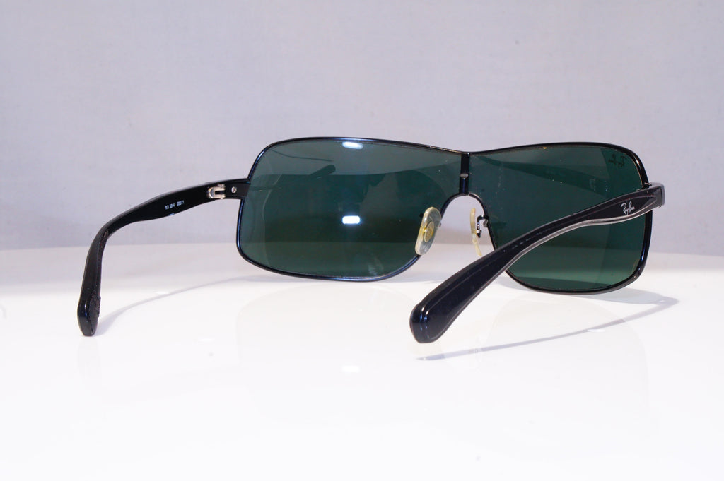 RAY-BAN Mens Vintage Designer Sunglasses Black Shield RB 3244 006/71 18137