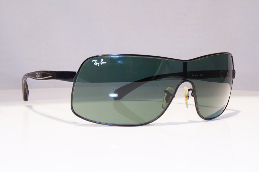 RAY-BAN Mens Vintage 1990 Designer Sunglasses Black Square W2728 BLK 18136