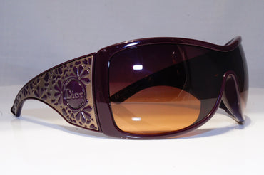 DIOR Womens Oversized Designer Sunglasses Brown Shield CHERRYTREE QEM71 20233