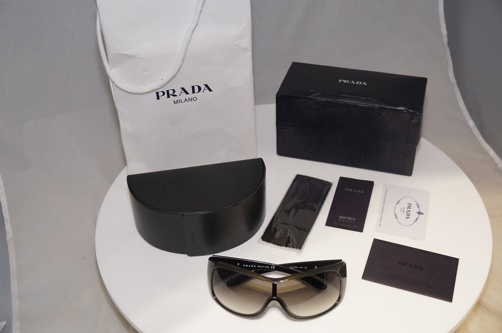 PRADA Mens Womens Boxed Designer Sunglasses Shield OLIVE SPR 14L 7ZS-4M1 20225
