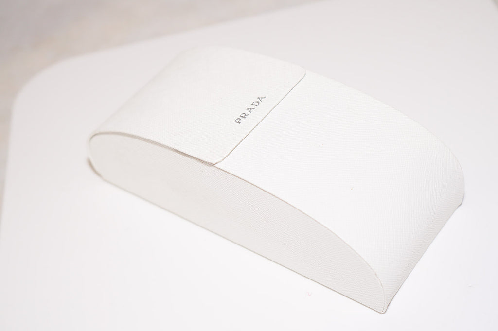 PRADA Authentic Designer Cunglasses Storage Case Black White Grey Magnetic Flip