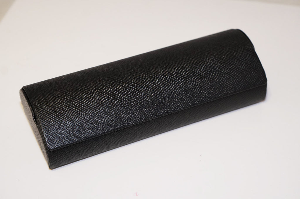 PRADA Authentic Designer Cunglasses Storage Case Black White Grey Magnetic Flip