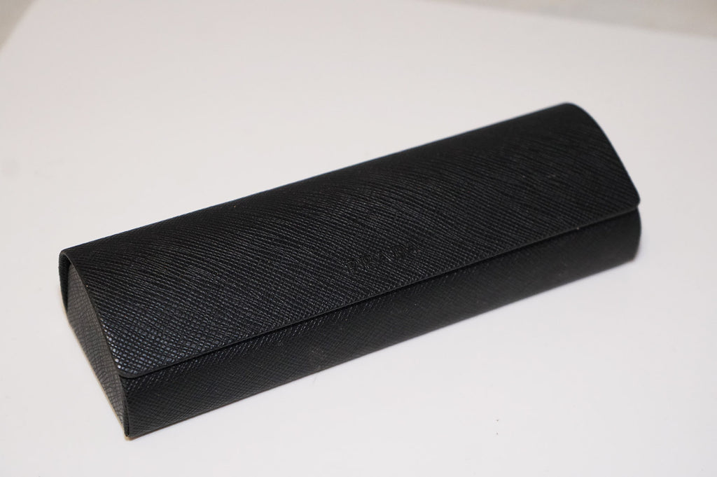PRADA Authentic Designer Cunglasses Storage Case Black White Grey Magnetic Flip