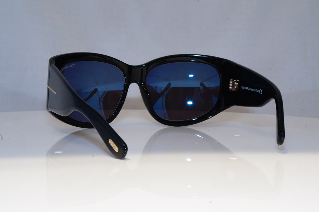 TOM FORD Womens Oversized Designer Sunglasses Black Felicity TF404 01A 19167