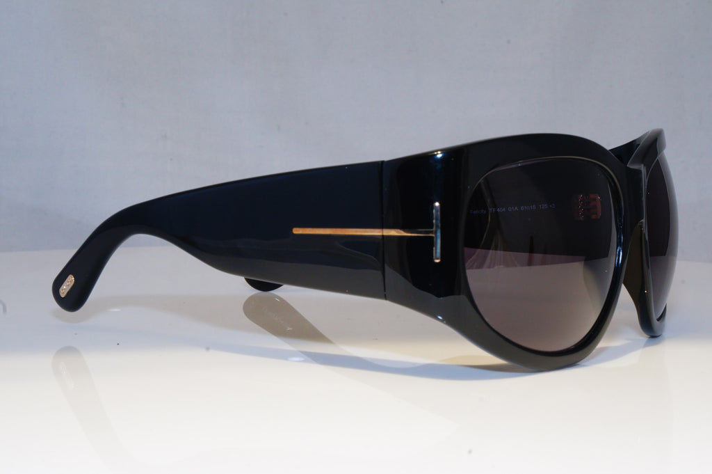 TOM FORD Womens Oversized Designer Sunglasses Black Felicity TF404 01A 19167