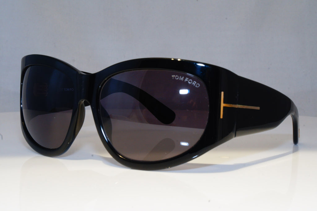 TOM FORD Womens Oversized Designer Sunglasses Black Felicity TF404 01A 19167
