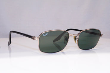 RAY-BAN Mens Vintage 1990 Designer Sunglasses Black Square W2728 BLK 18136