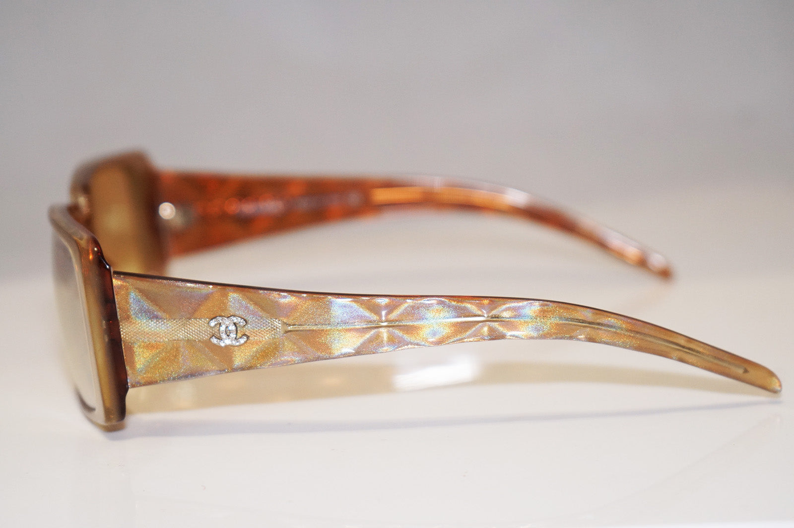 CHANEL Rare Womens Designer Sunglasses Pearlescent Rectangle 5045 C666 –  SunglassBlog