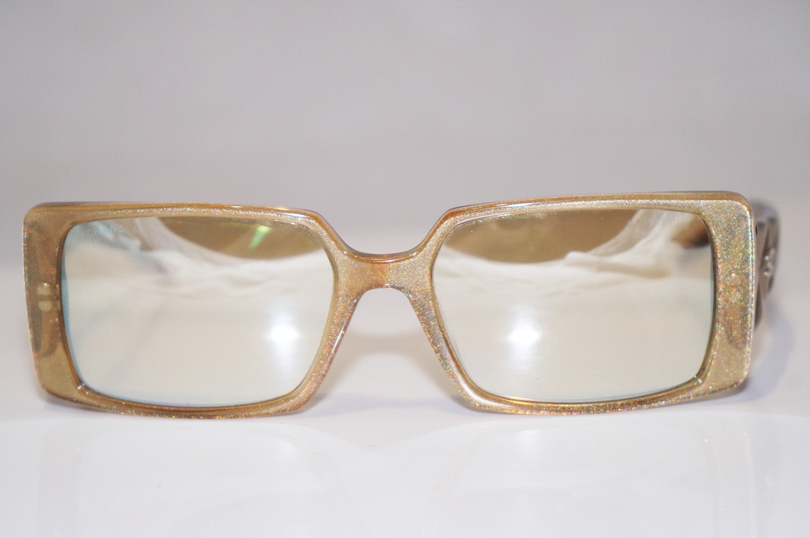 CHANEL Rare Womens Designer Sunglasses Pearlescent Rectangle 5045 C666 –  SunglassBlog
