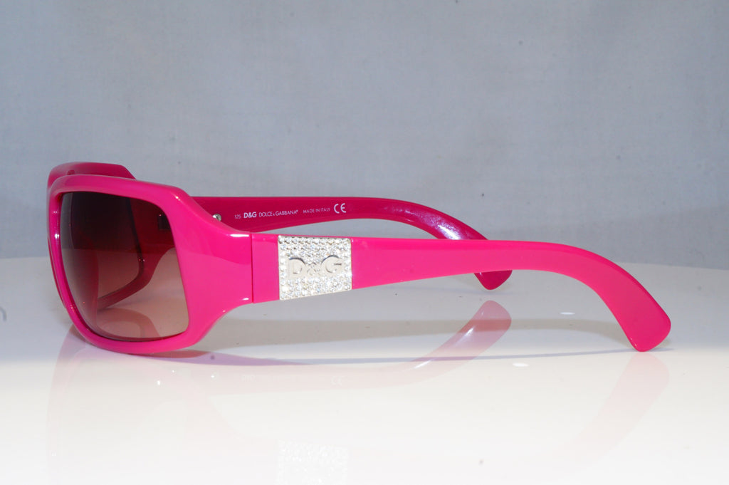 DOLCE & GABBANA Womens Diamante Designer Sunglasses Pink D&G 2164 709 18575