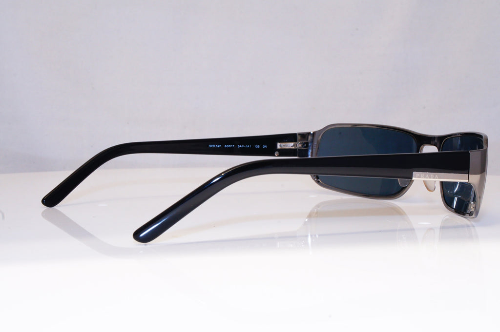 PRADA Mens Designer Sunglasses Black Rectangle SPR 52F 5AV-1A1 18147