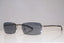 GUCCI 1990 Vintage Mens Designer Sunglasses Silver Rectangle GG 1755 6LB 13852