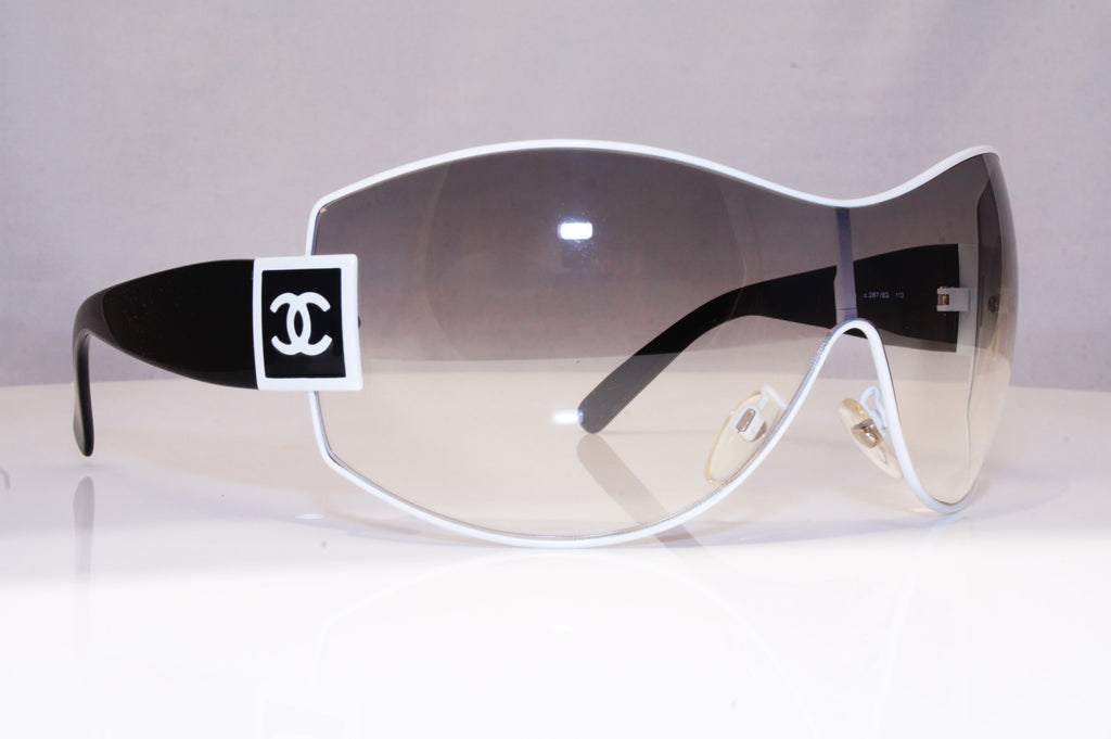 CHANEL Womens Diamante Designer Sunglasses Black Square 6021-B 913//11 18138