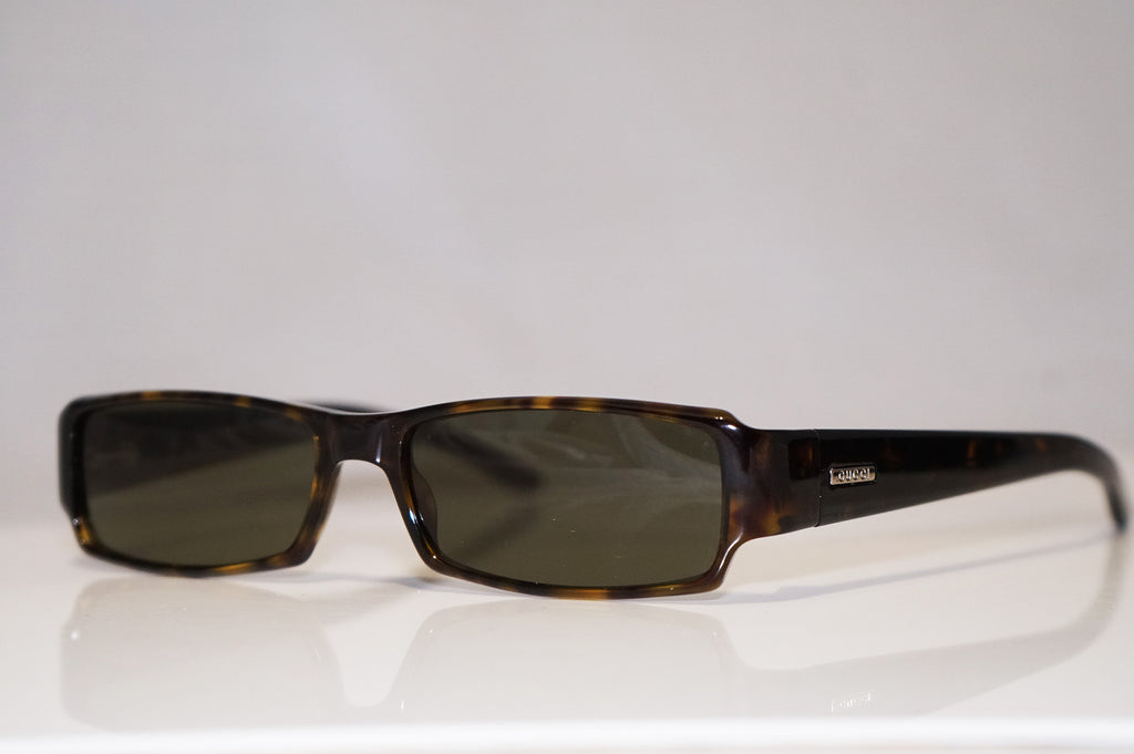 GUCCI 1990 Vintage Mens Designer Sunglasses Brown Rectangle GG 1438 086 13825