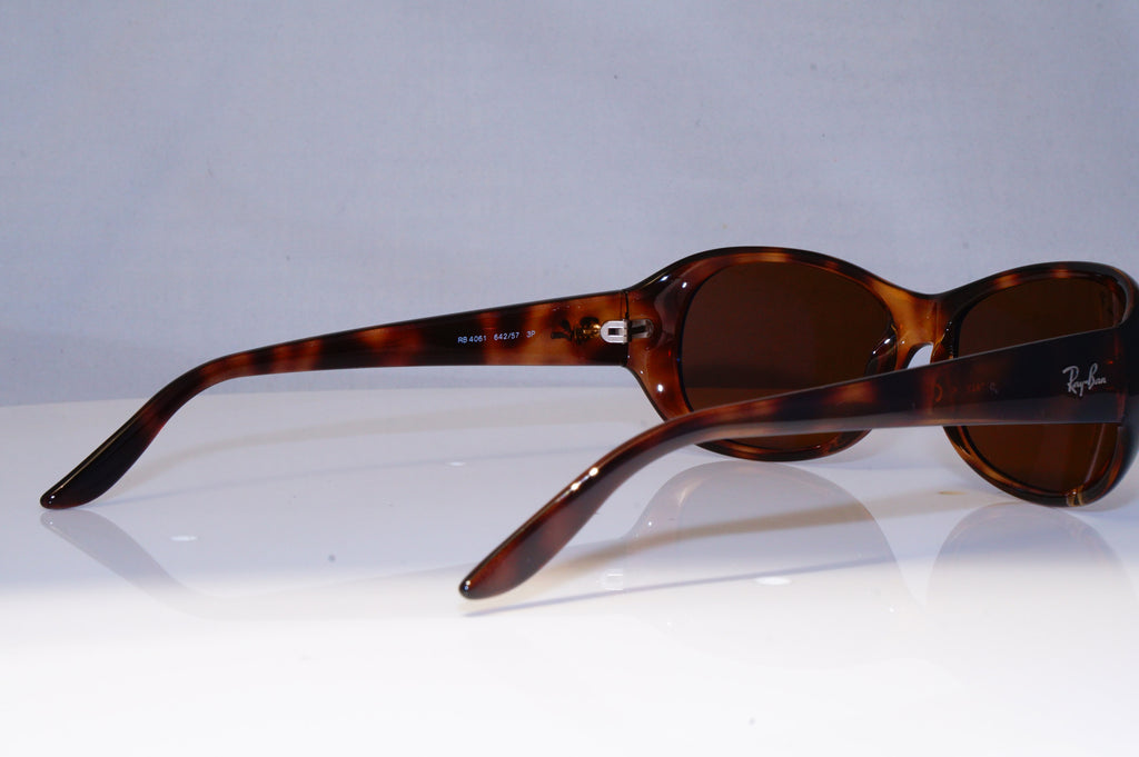 RAY-BAN Mens Polarized Designer Sunglasses Brown Rectangle RB 4061 642/57 21619