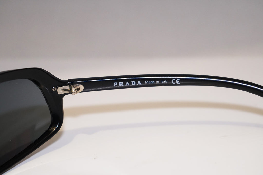 PRADA Vintage Mens Designer Sunglasses Black Shield SPS 06D 1AN-1A1 13822