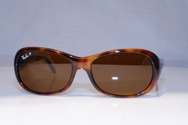 RAY-BAN Mens Polarized Designer Sunglasses Brown Rectangle RB 4061 642/57 21619