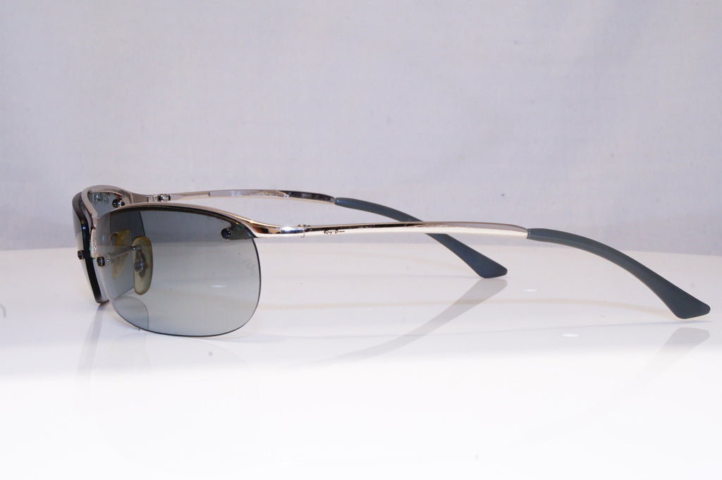 RAY-BAN Mens Designer Sunglasses Silver Wrap RB 3186 003/11 18134